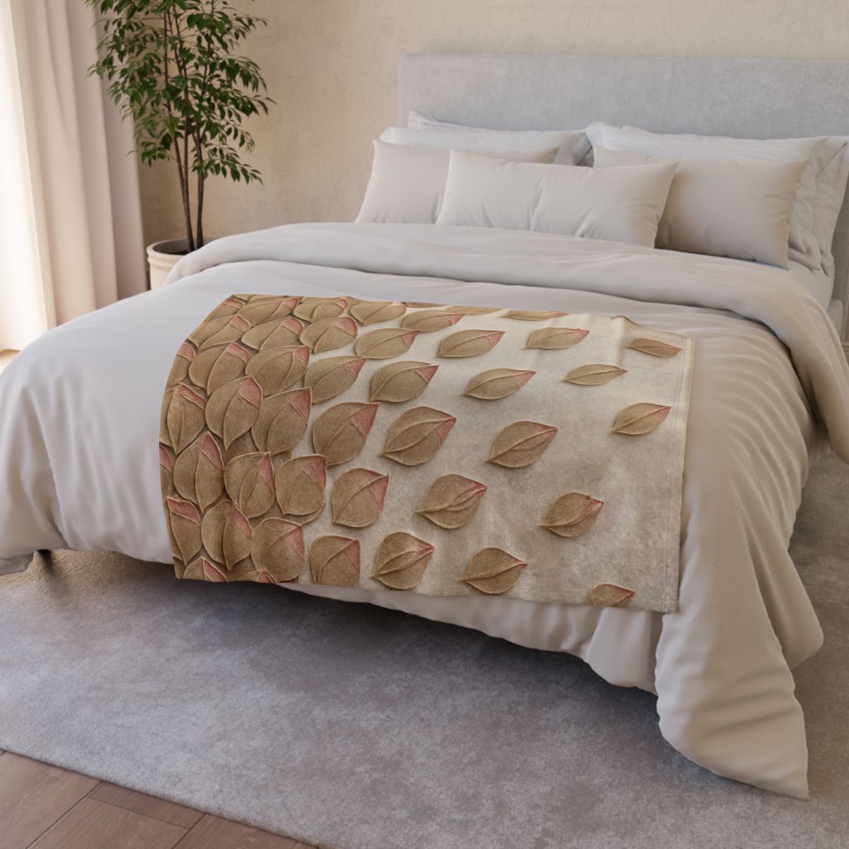 Bud Scale Mosaic Drift custom blankets