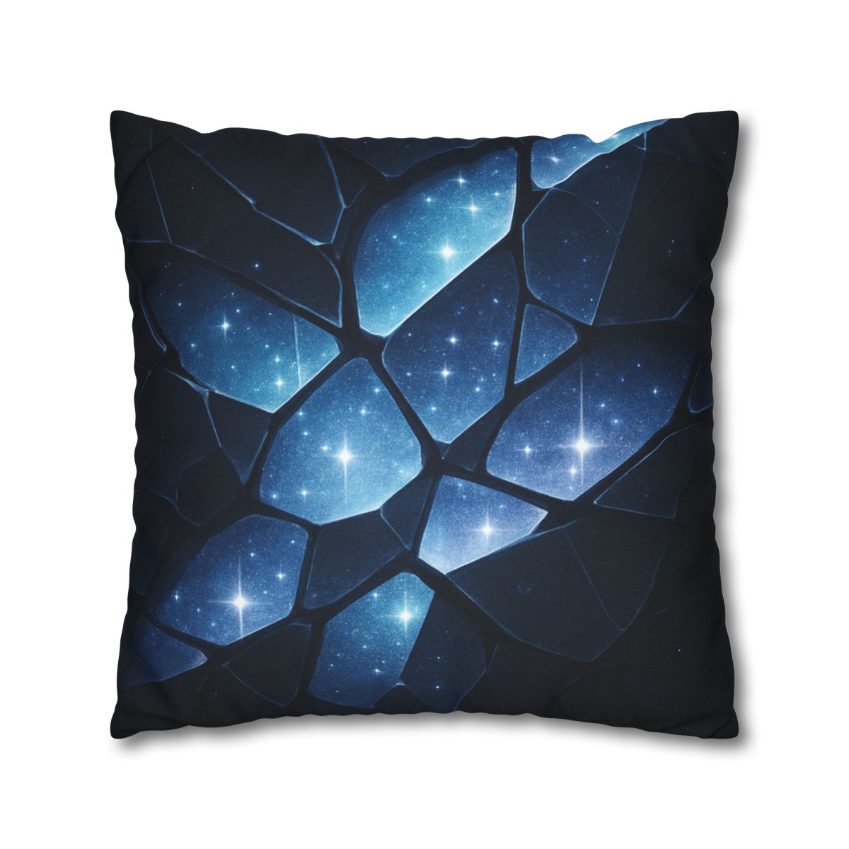 Starlit Fracture Mosaic personalized pillow covers
