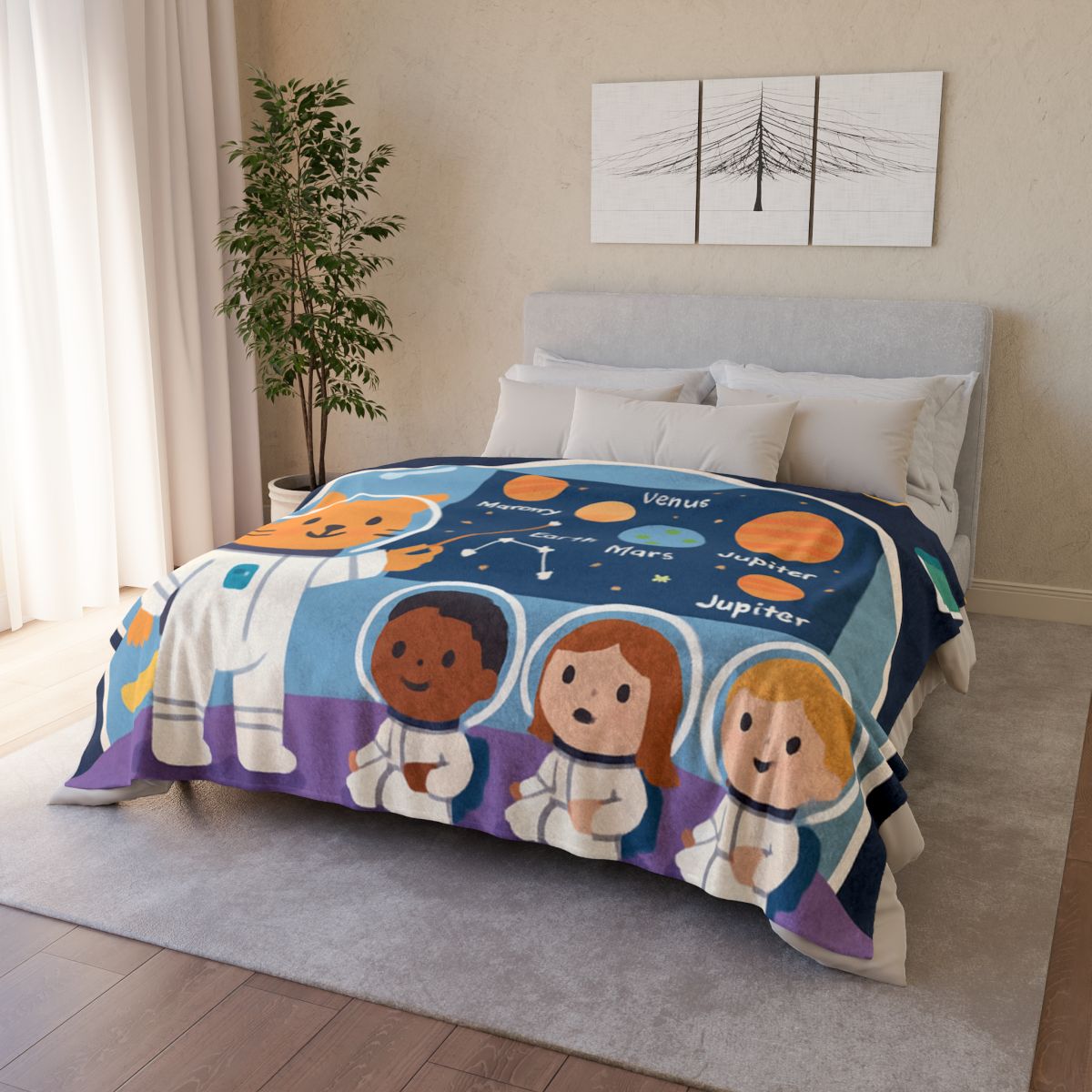 Comet Classroom In A Bubble Dome stylish throw blankets