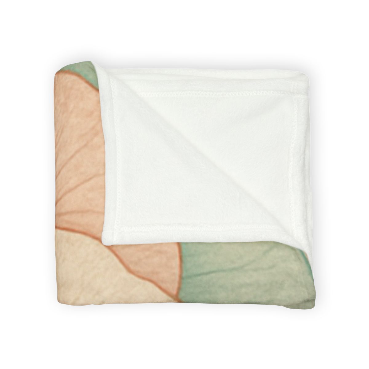 Petal Concentric Echoes decorative home blankets