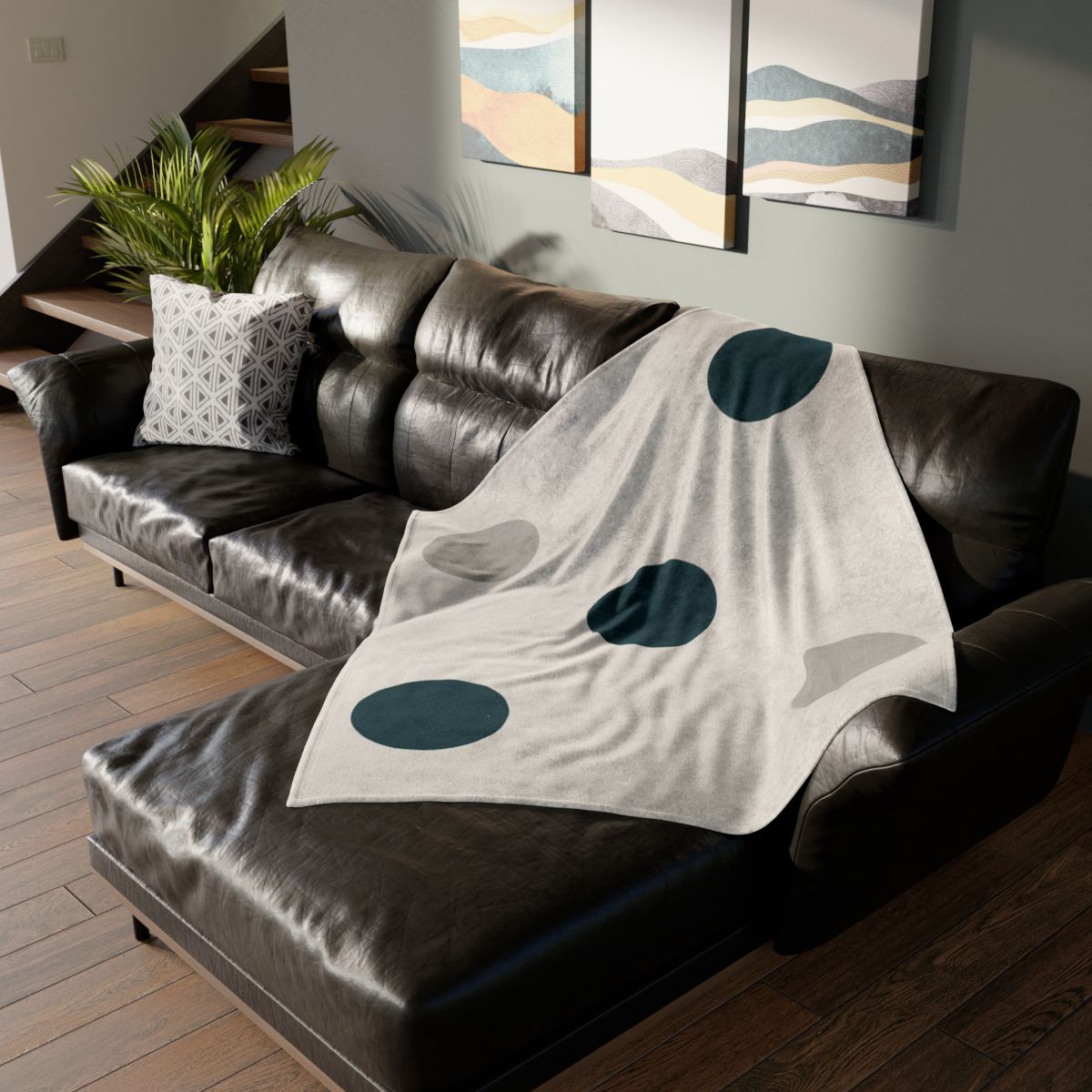 Sparse Dot Grid Rhythm stylish throw blankets