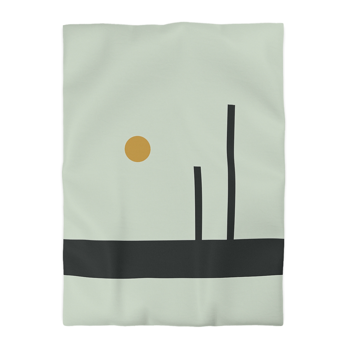 Low Horizon Bar And Twin Posts duvets for gifts