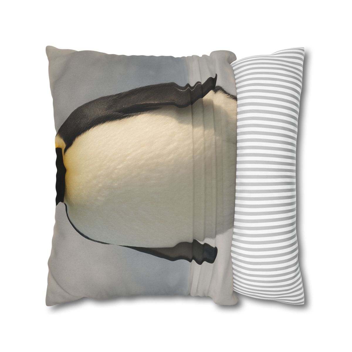 Frost Halo Emperor Penguin personalized pillow covers