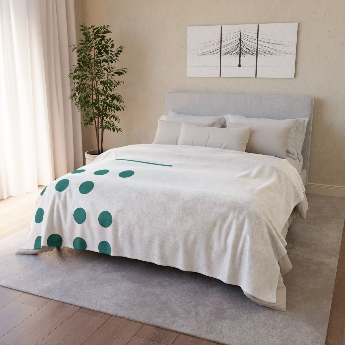 Sparse Dot Lattice Corner unique gift blanketscustom blankets