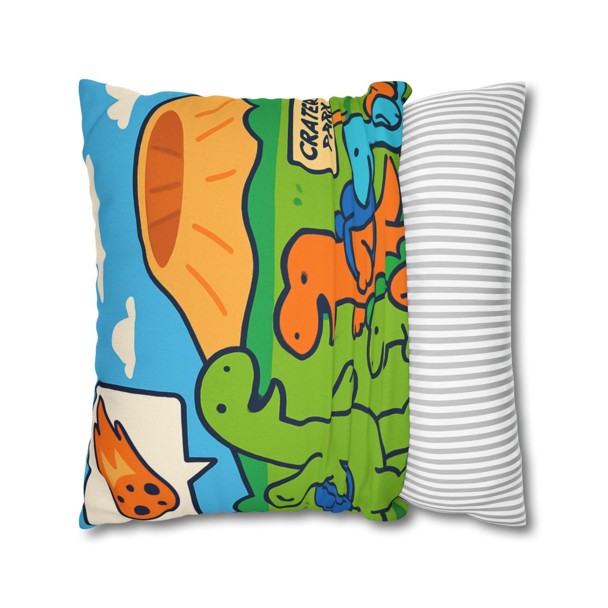 Cosmic Dino Field Trip comfortable bedding pillow covers
