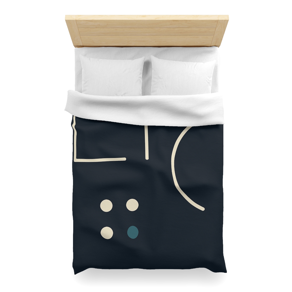 Framed Arc With Missing Cell Grid unique patterned duvets