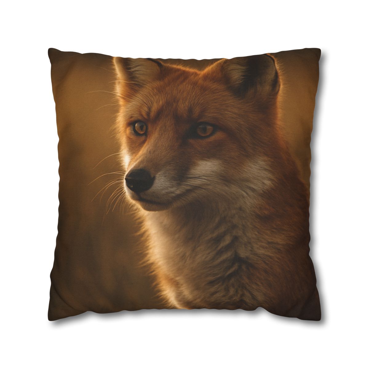 Crimson Whisper Red Fox comfortable bedding pillow covers