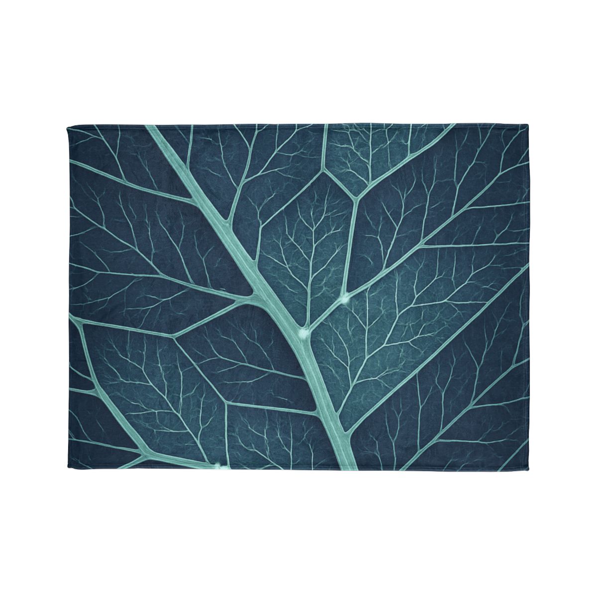 Leaf Vein Circuit Map personalized cozy blankets