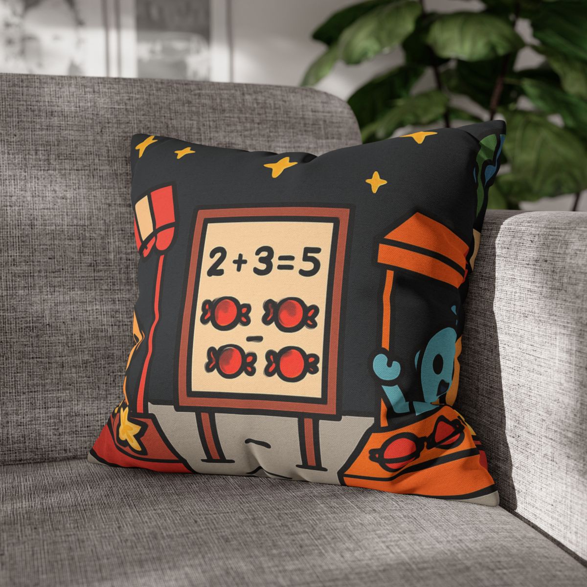 Moonlight Market Run By Friendly Robots custom pillow cases