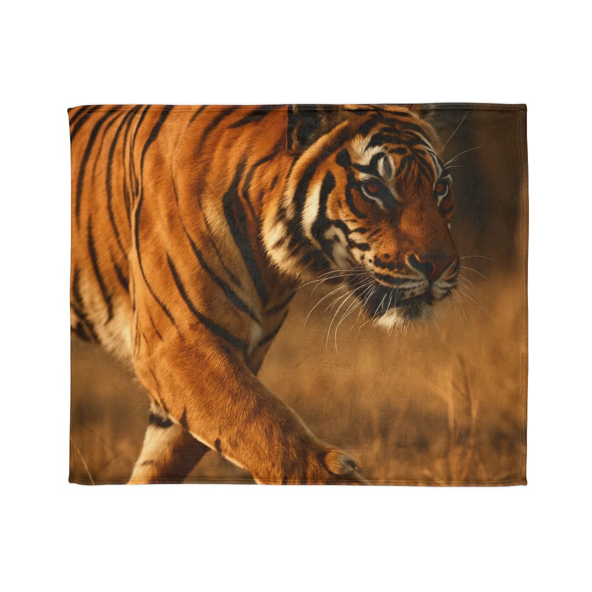 Forest Stalker Bengal Tiger designer printed blankets