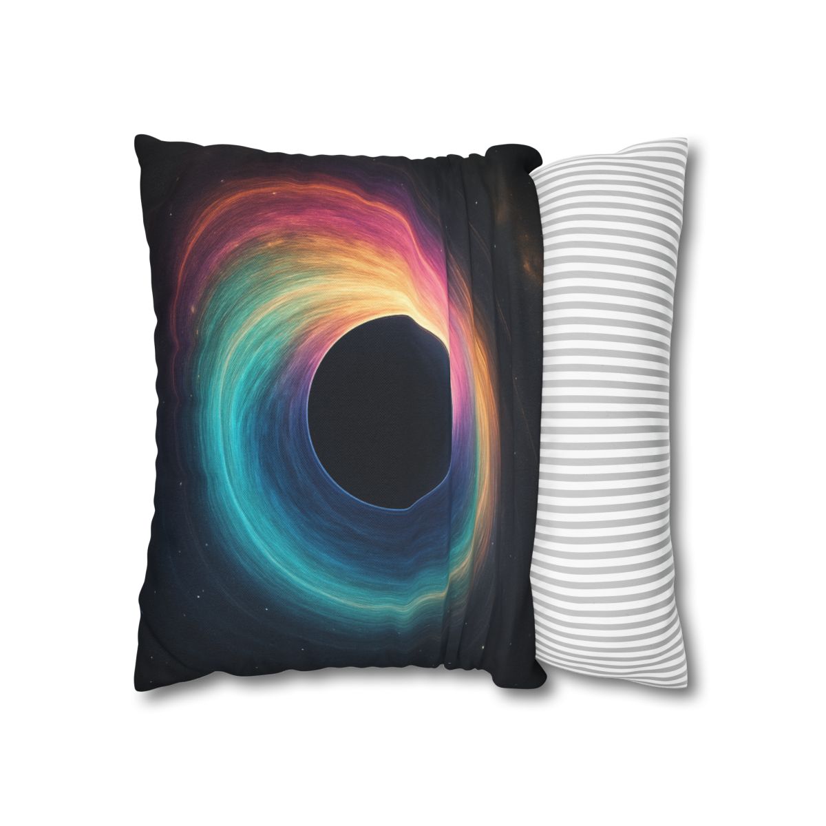 Prismatic Singularity Bloom personalized pillow covers