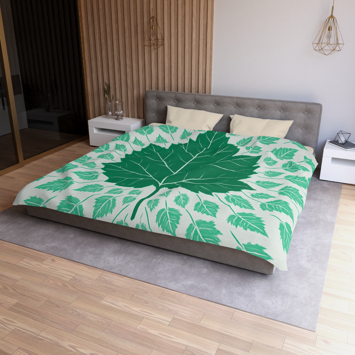 Fractal Leaf Radiance duvets for gifts