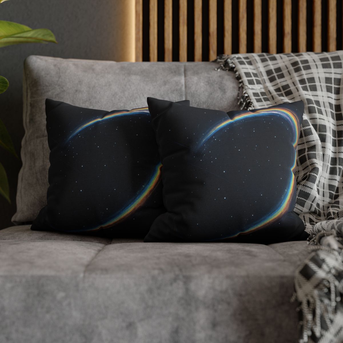 Prismatic Gravity Lens Drift personalized pillow covers