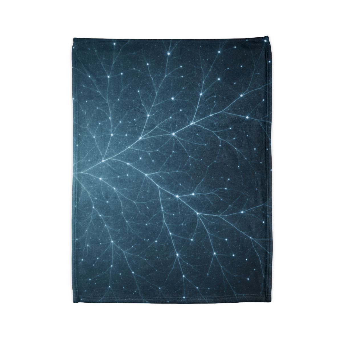 Starlit Fractal Canopy trendy patterned blankets