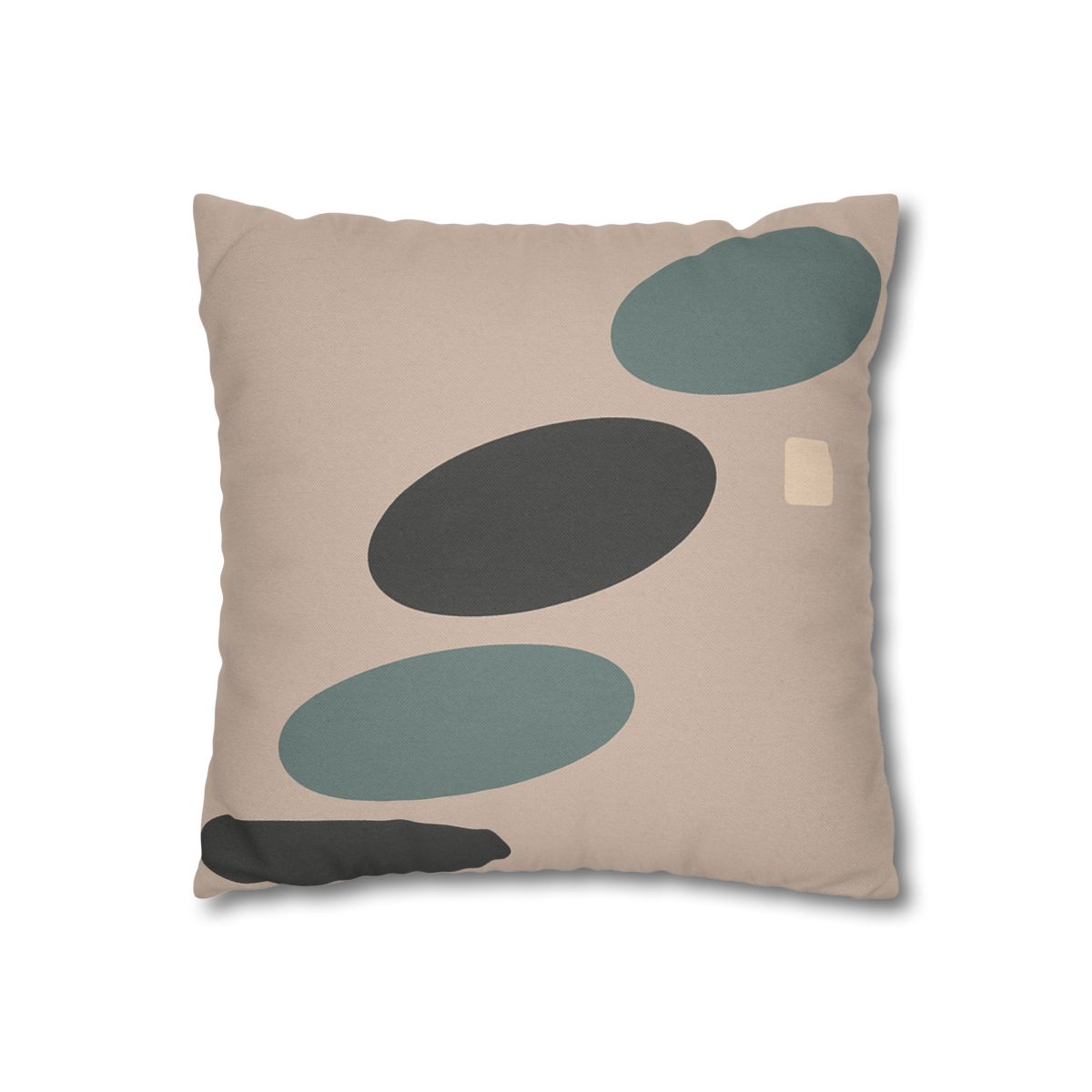 Staggered Ovals With Pause stylish decorative pillowcases