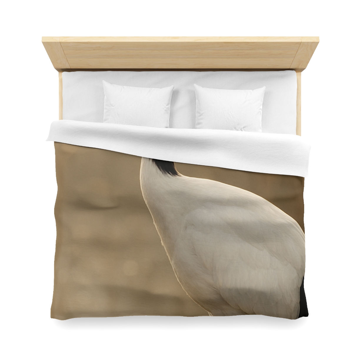 Silent Poise Red Crowned Crane soft comforter duvets