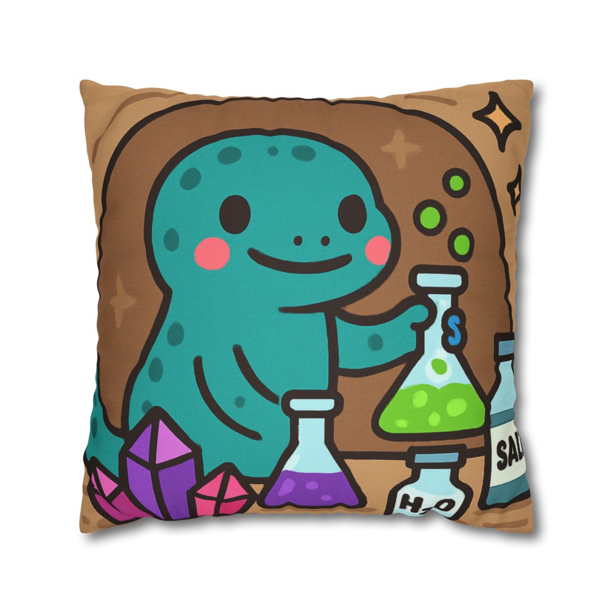 Crystal Cave Salamander Science Lab custom pillow cases