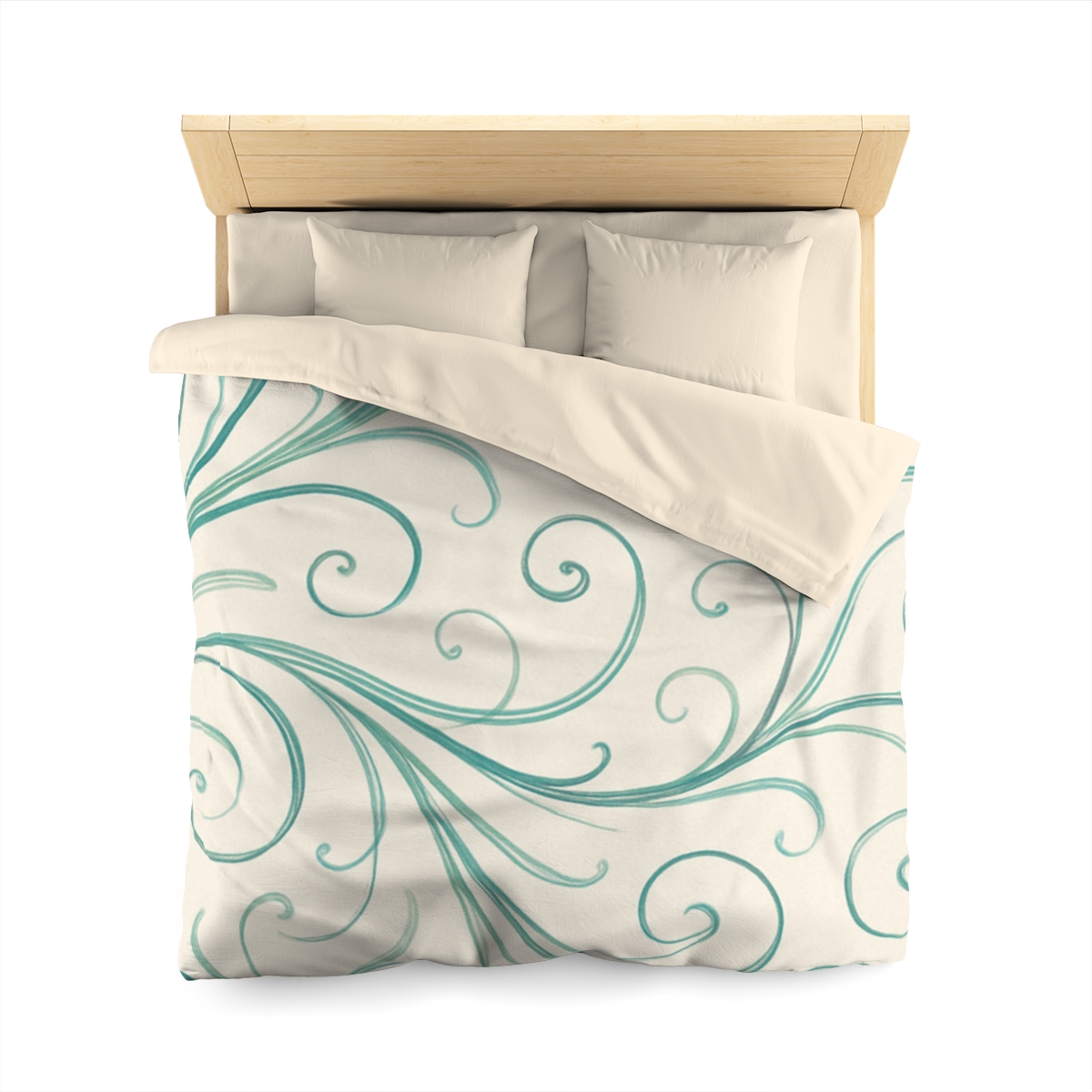Tendril Wave Filigree personalized bedding duvets