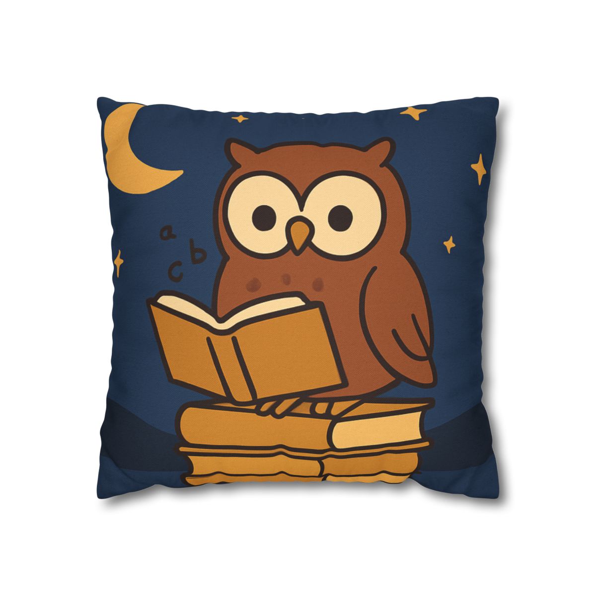 Moonlight Owl Library soft cotton pillow cases