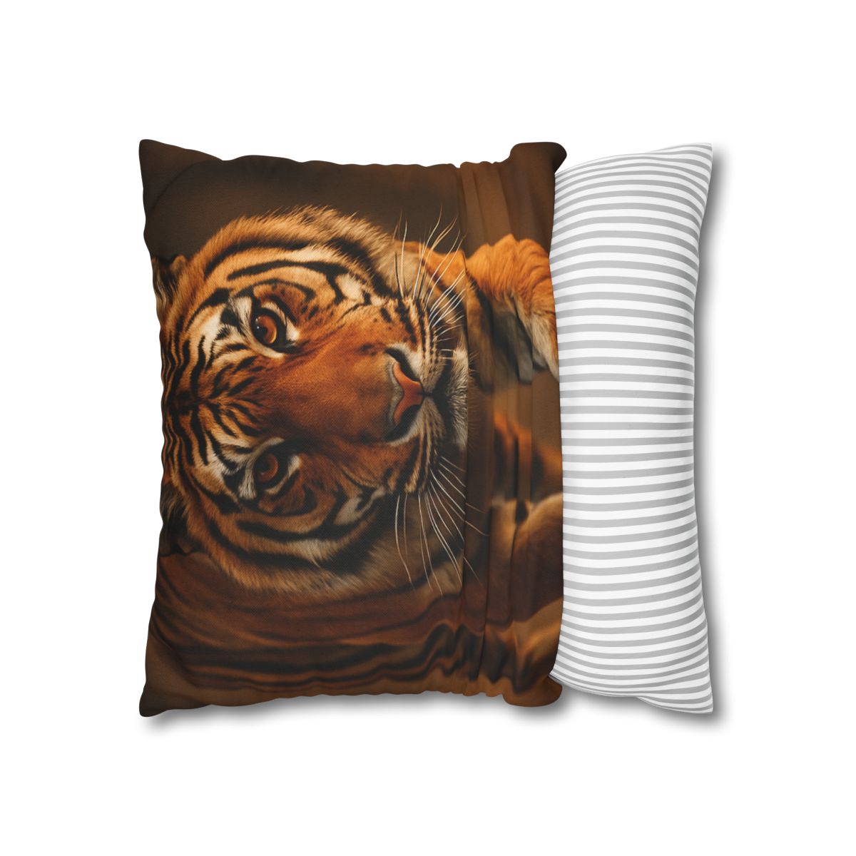 Dusk Herald Bengal Tiger designer print pillow cases