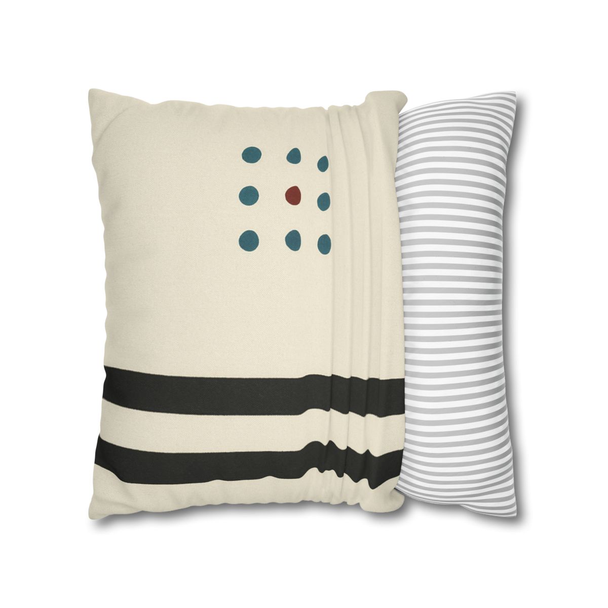 Staggered Duo And Tiny Grid stylish decorative pillowcases