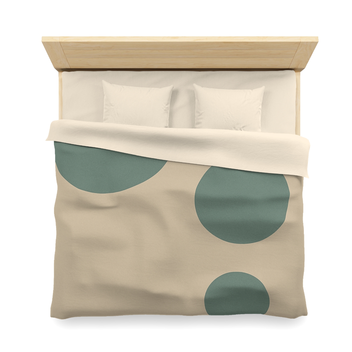 Quiet Triplet Of Offset Circles soft comforter duvets