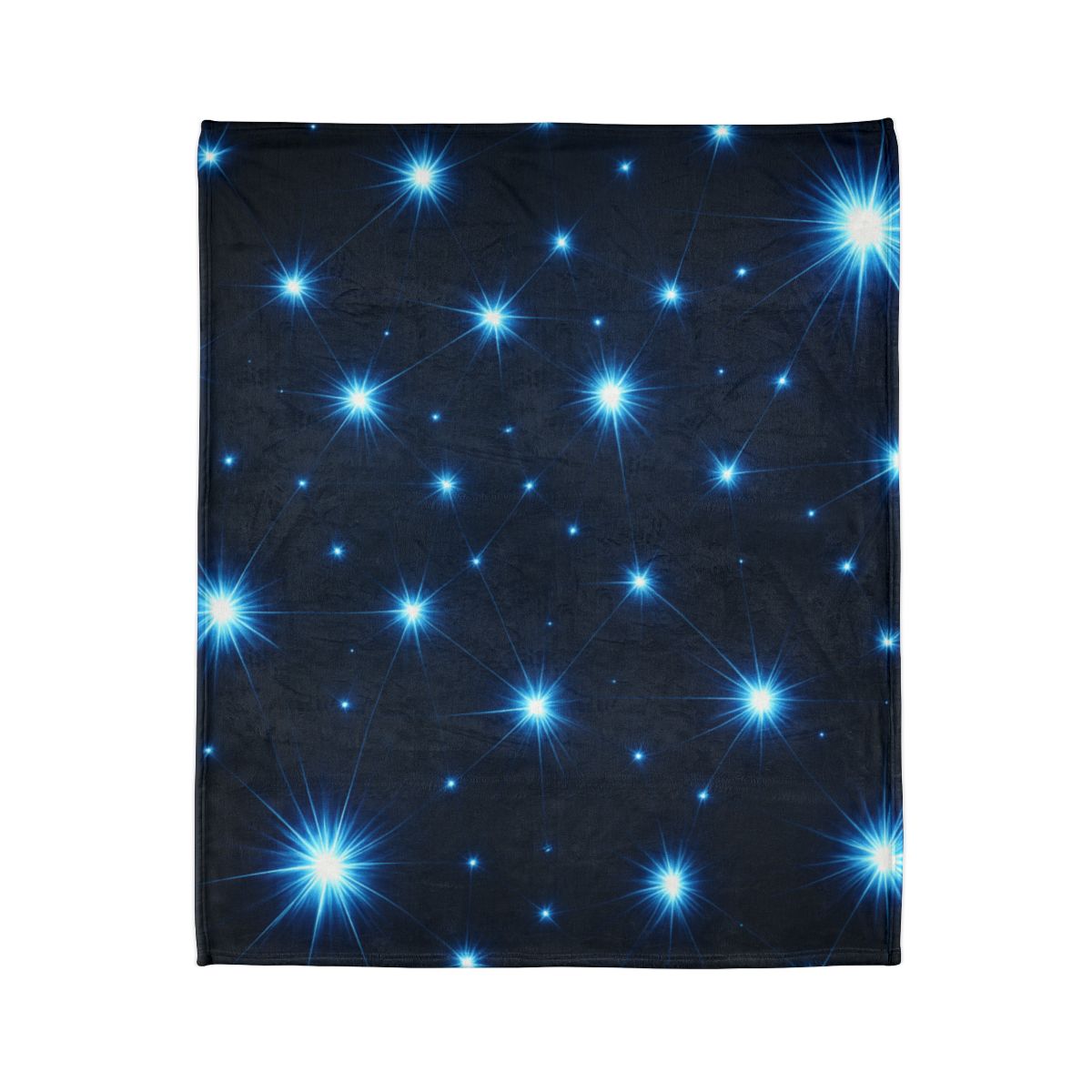 Photon Burst Constellation stylish throw blankets