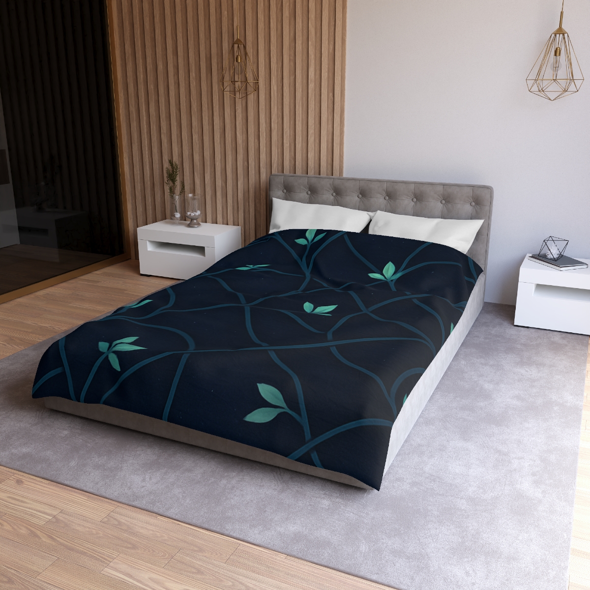 Vine Lattice Constellation custom duvets