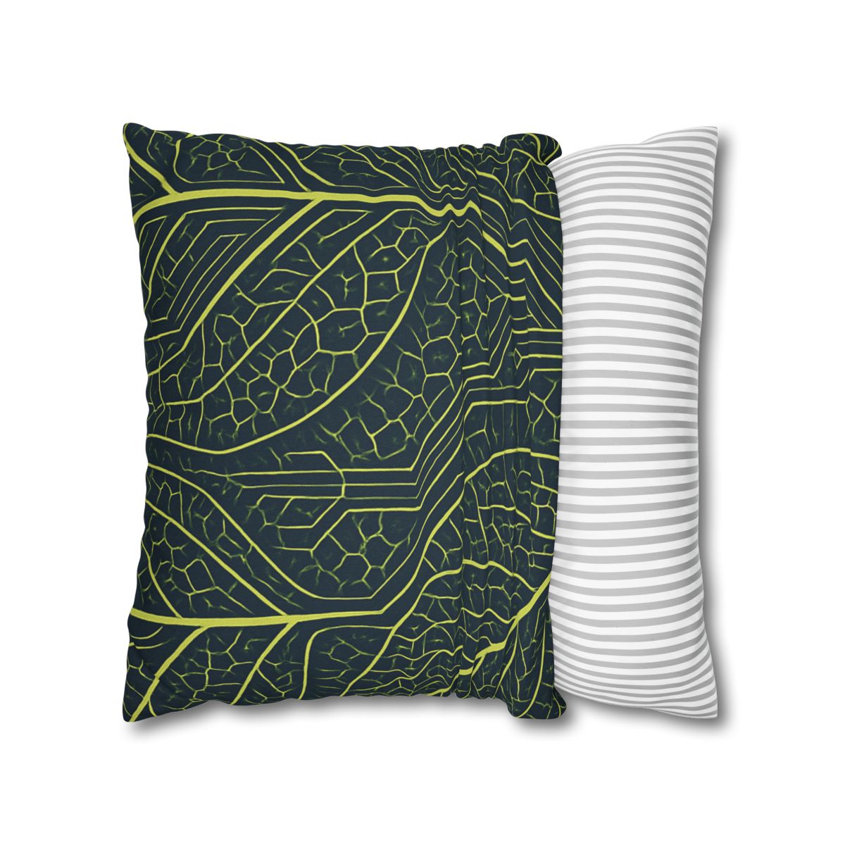 Leaf Vein Circuit Mosaic soft cotton pillow cases