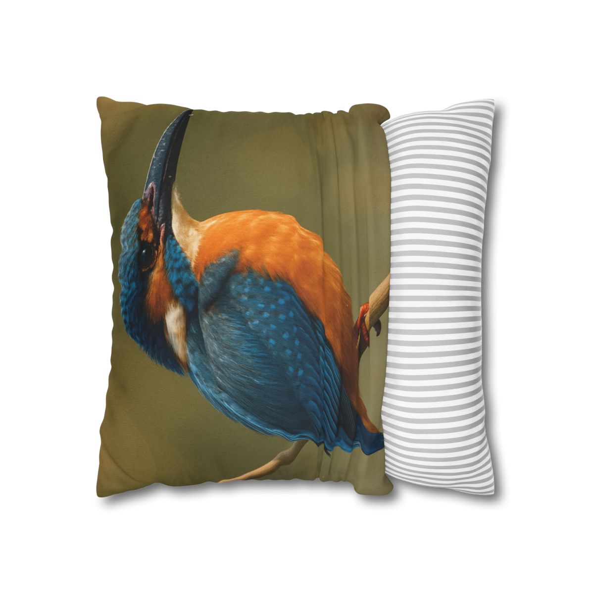 Dawn Drift Kingfisher personalized pillow covers