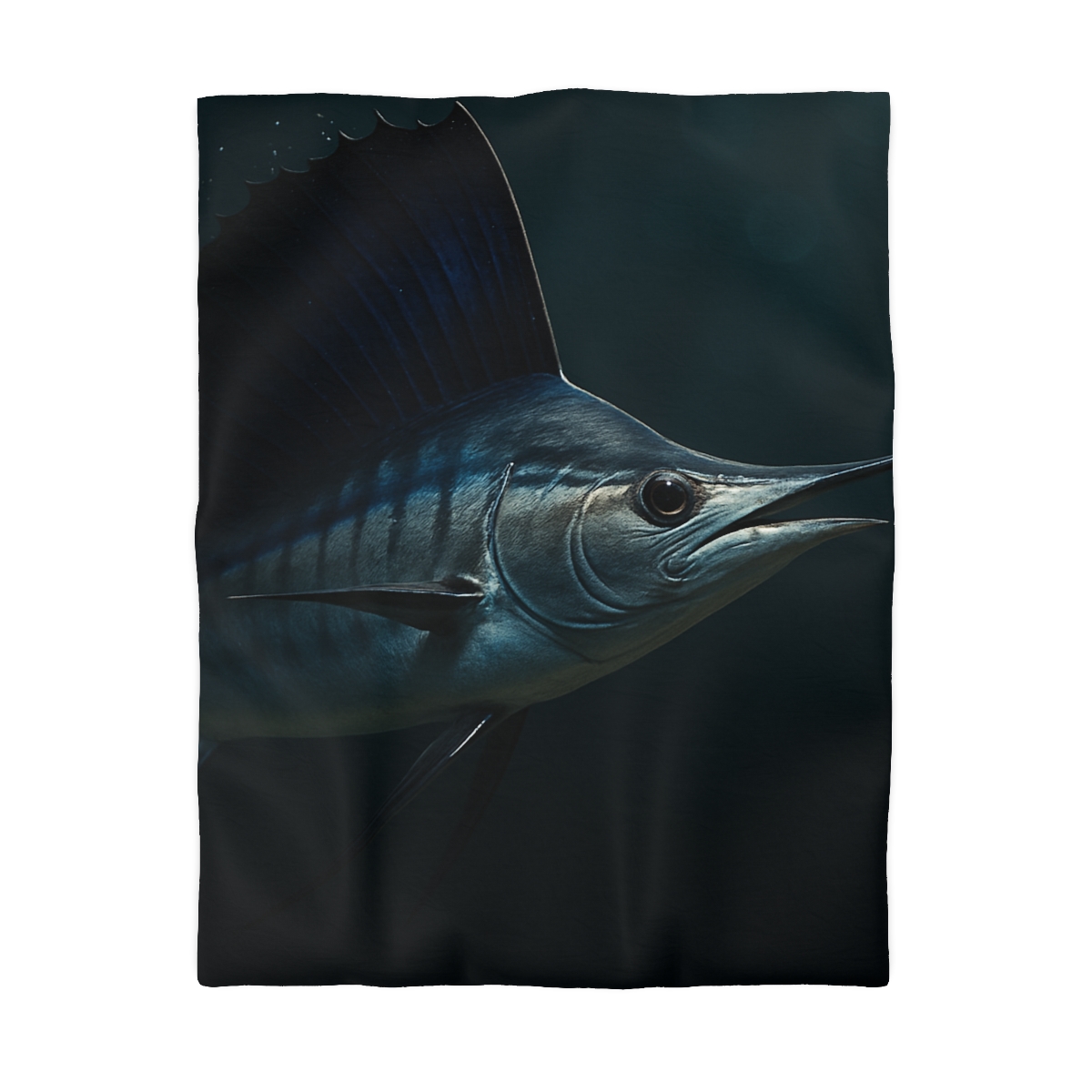 Silver Wake Sailfish unique patterned duvets