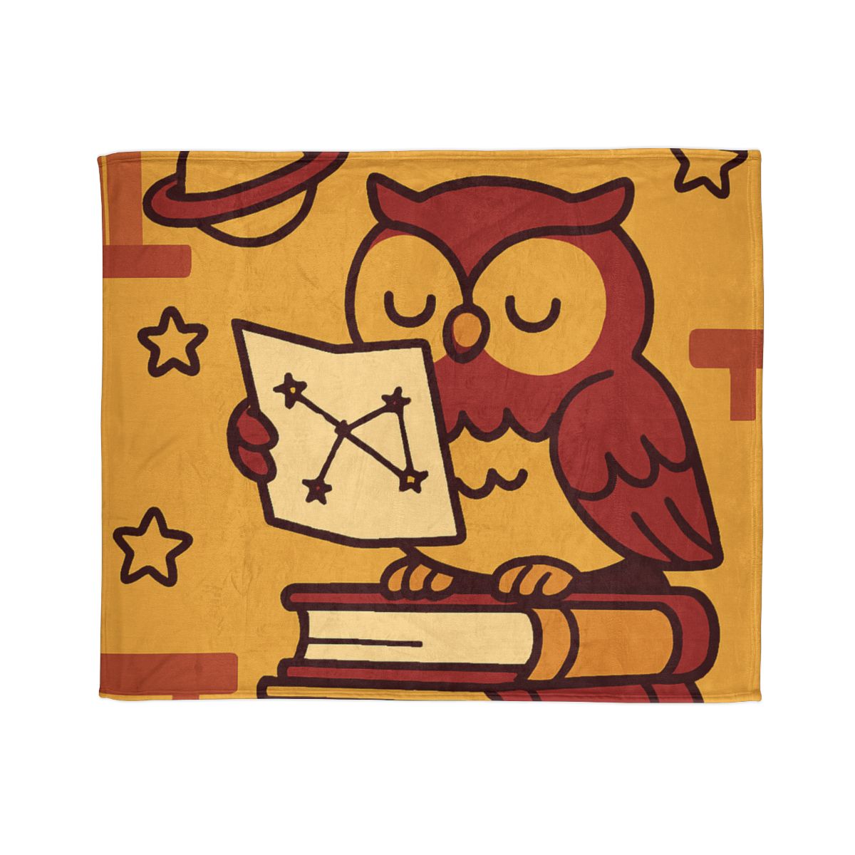Cosmic Owl Library custom blankets