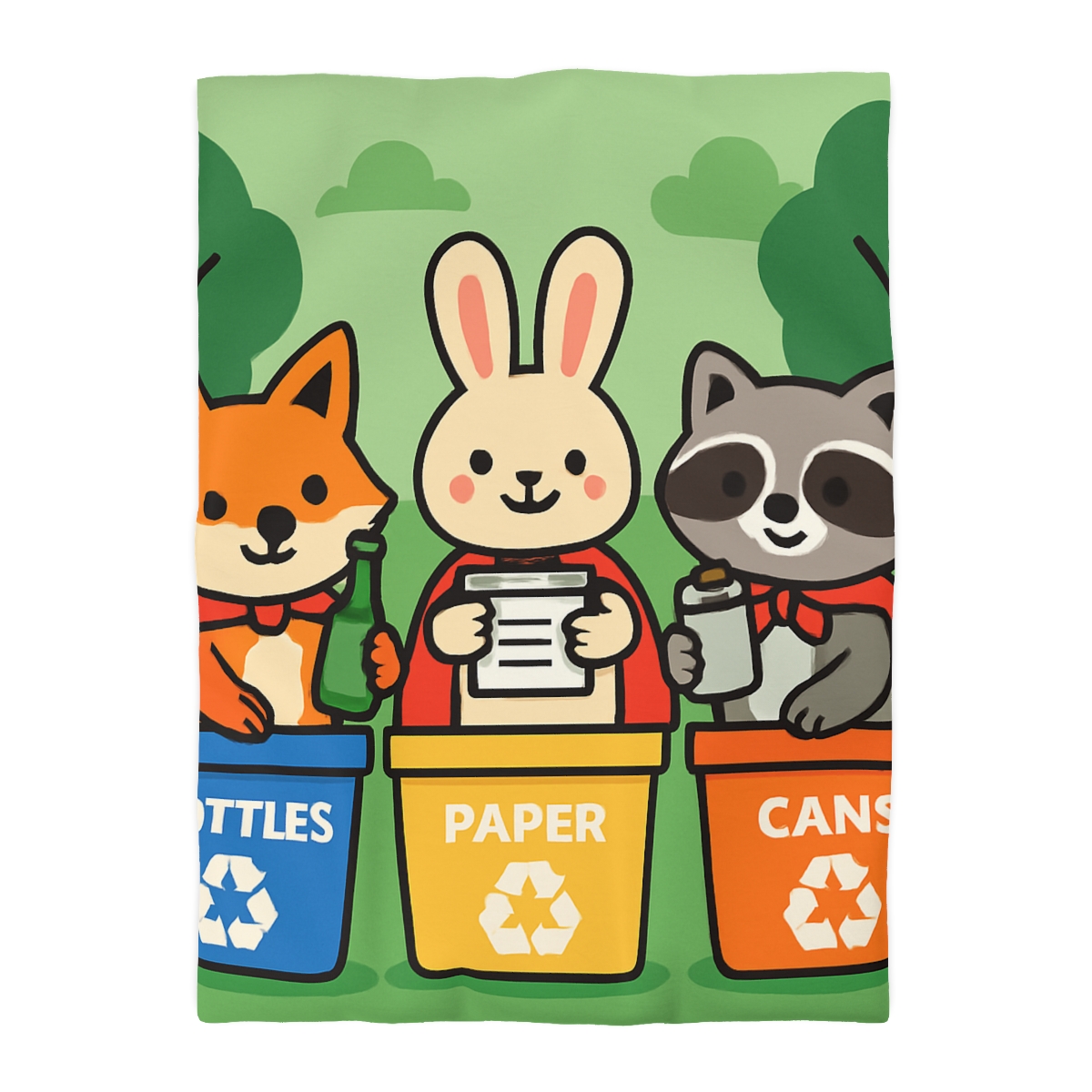 Forest Recycle Rangers unique patterned duvets