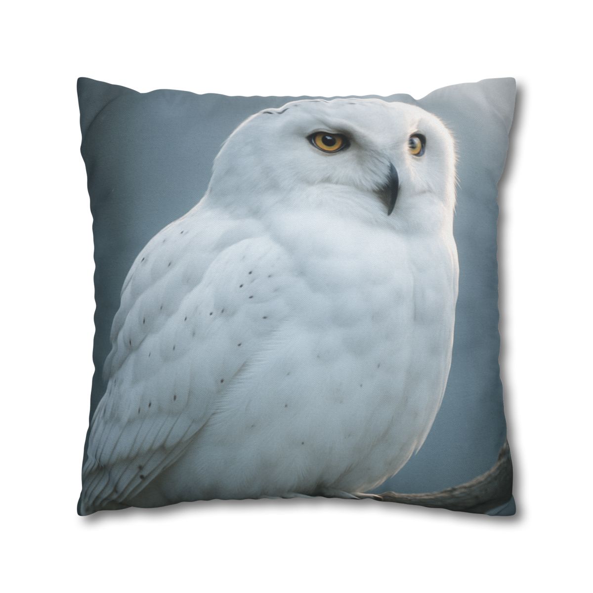 Twilight Watcher Snowy Owl custom pillow cases
