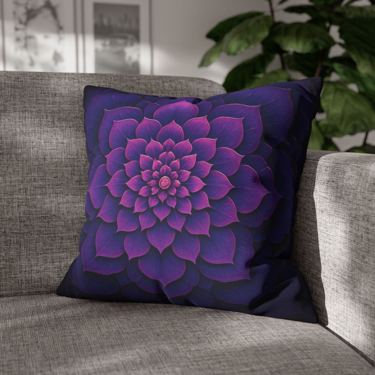 Bloom Ripple Mandala trendy patterned pillow cases