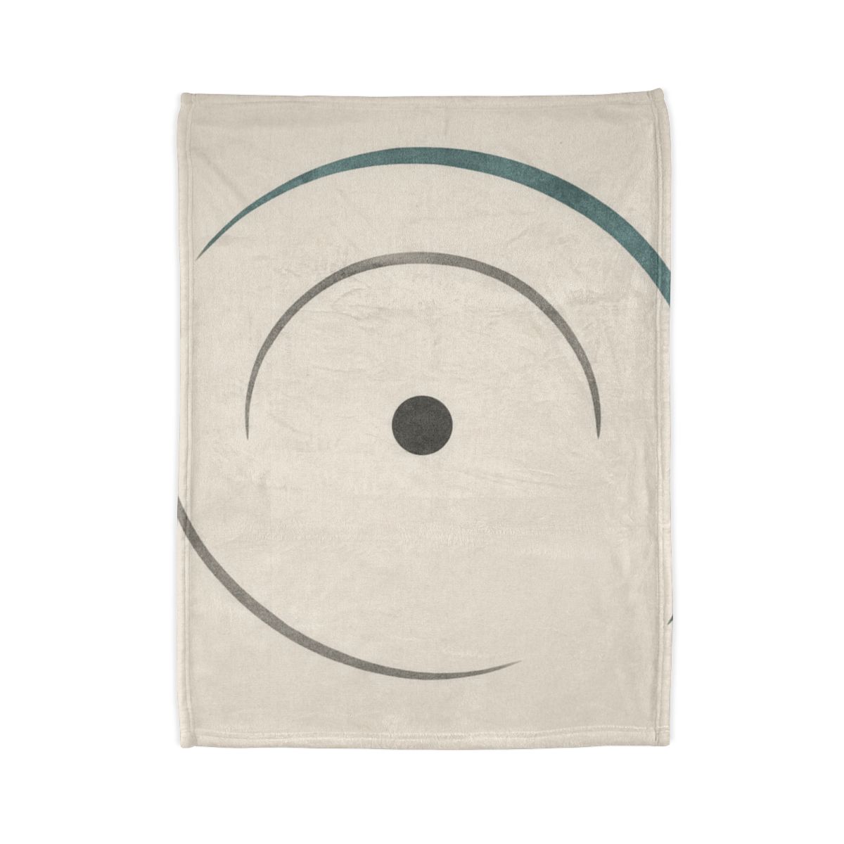 Twin Arcs And Centered Dot stylish throw blankets