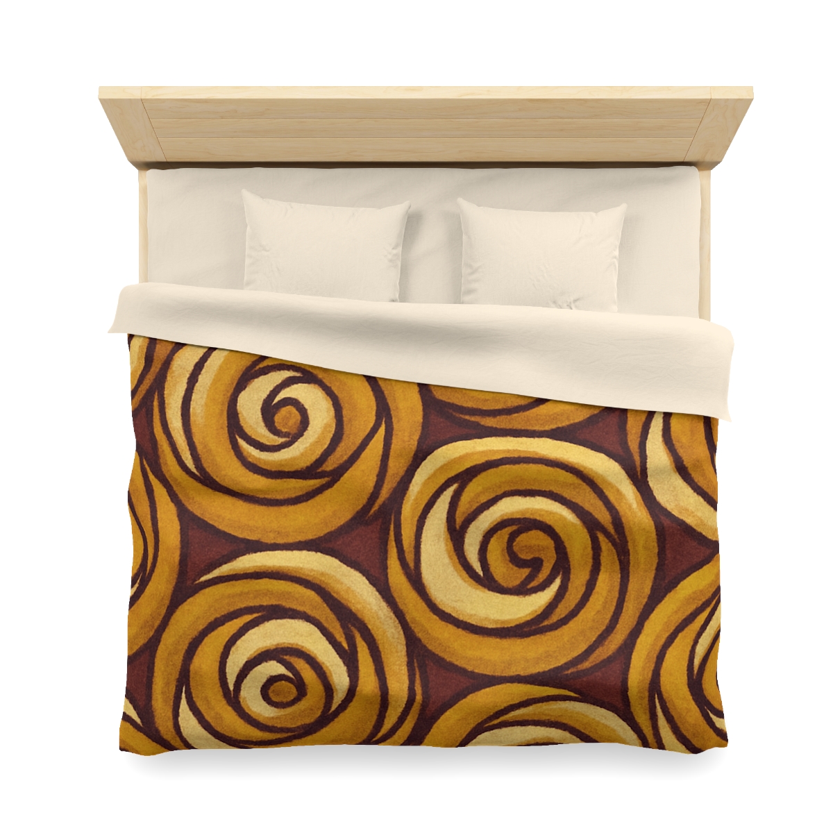 Spiral Bud Tessellation unique patterned duvets