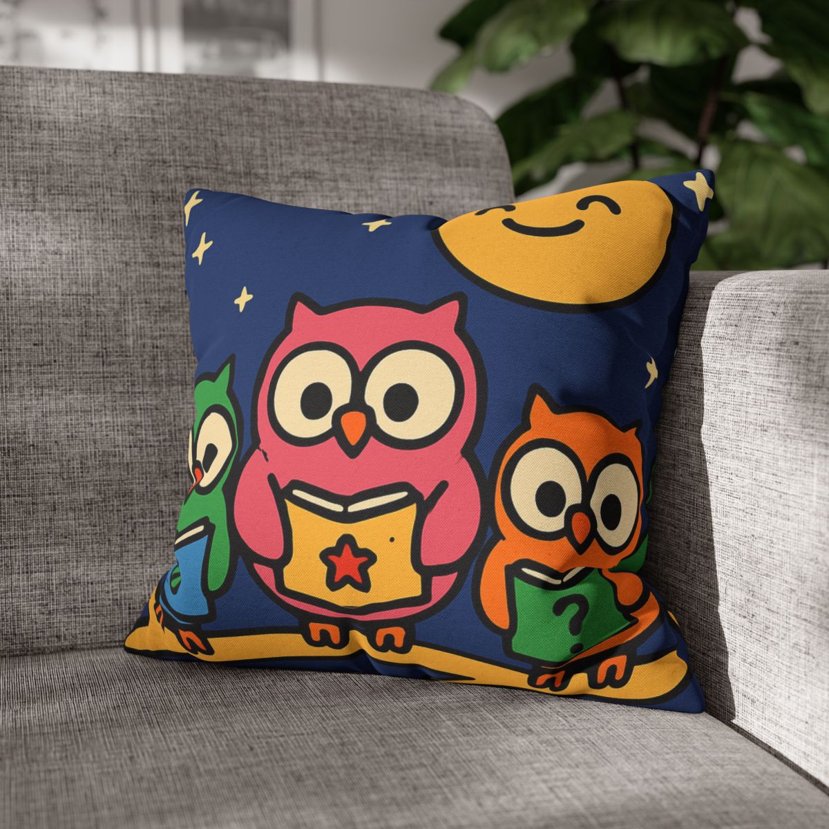 Galaxy Garden Of Curious Owls unique gift pillow cases