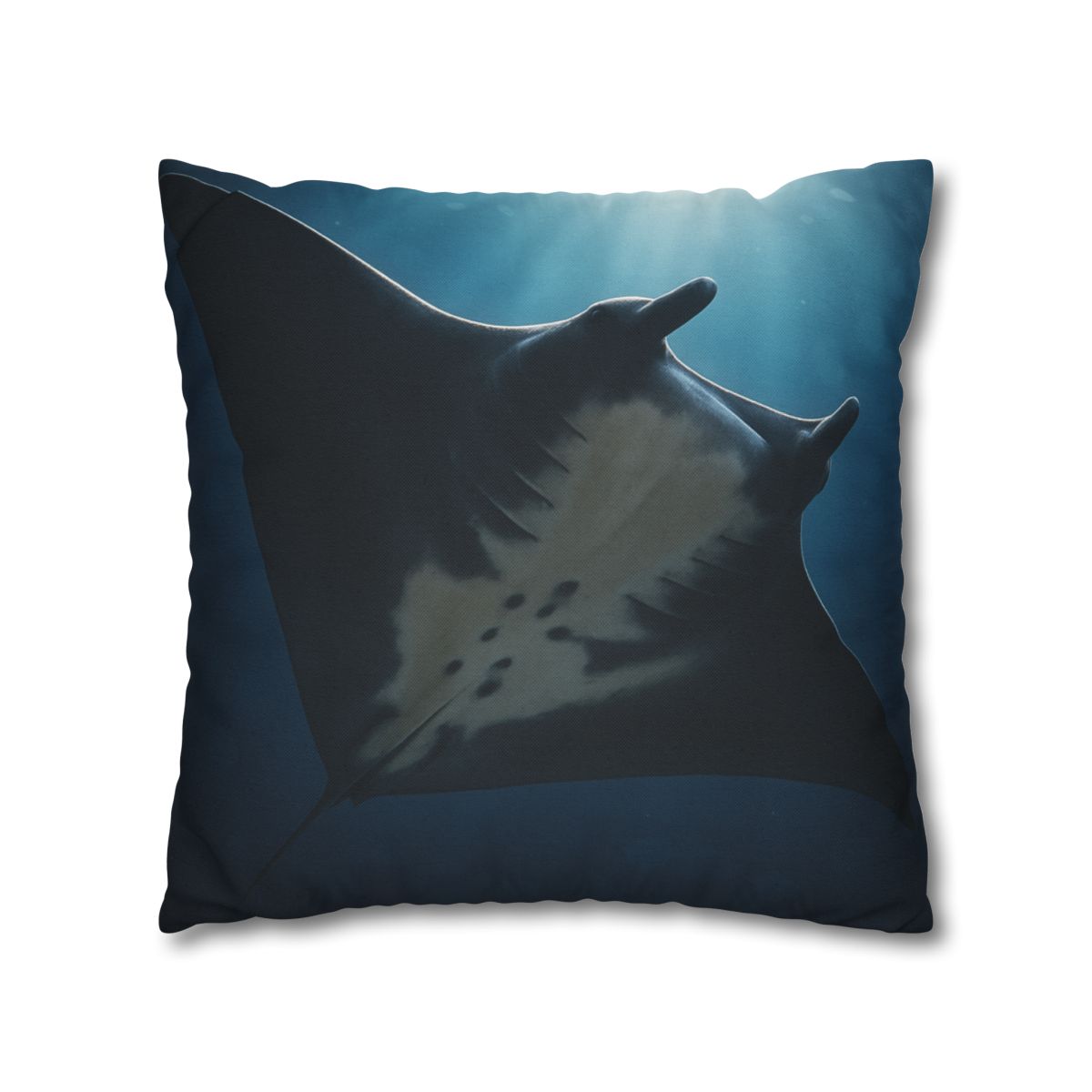 Manta Ray Moon Glide soft cotton pillow cases