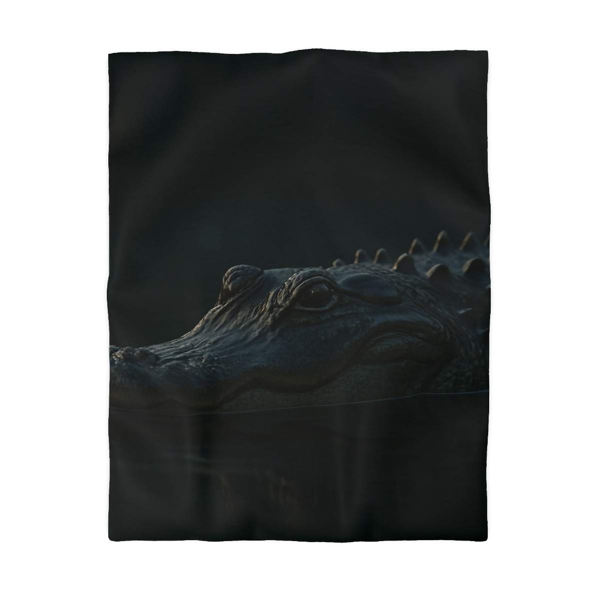 Moonlit Stillness American Alligator warm winter duvets