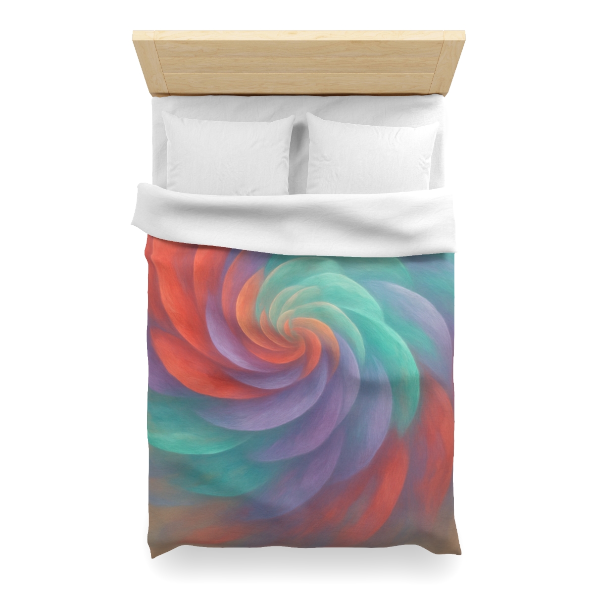 Petal Spiral Symphony unique patterned duvets