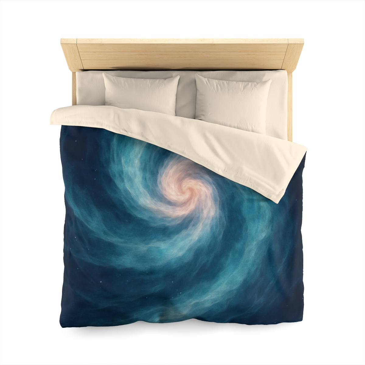 Nebula Silk Spiral personalized bedding duvets