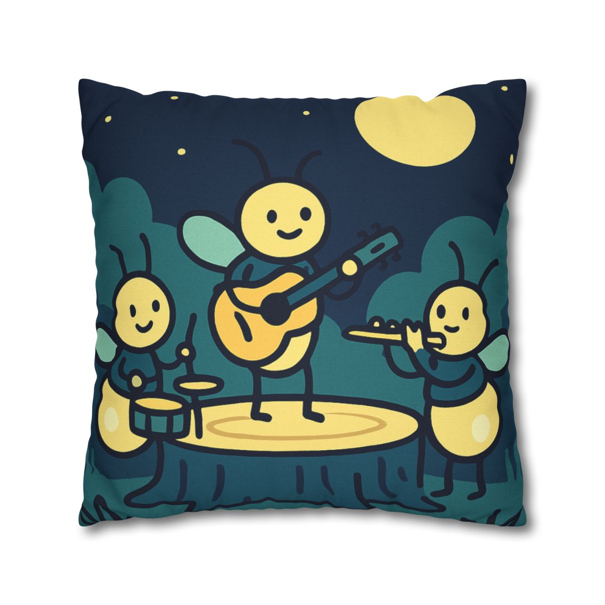Moonlight Music Of The Firefly Band comfortable bedding pillow covers