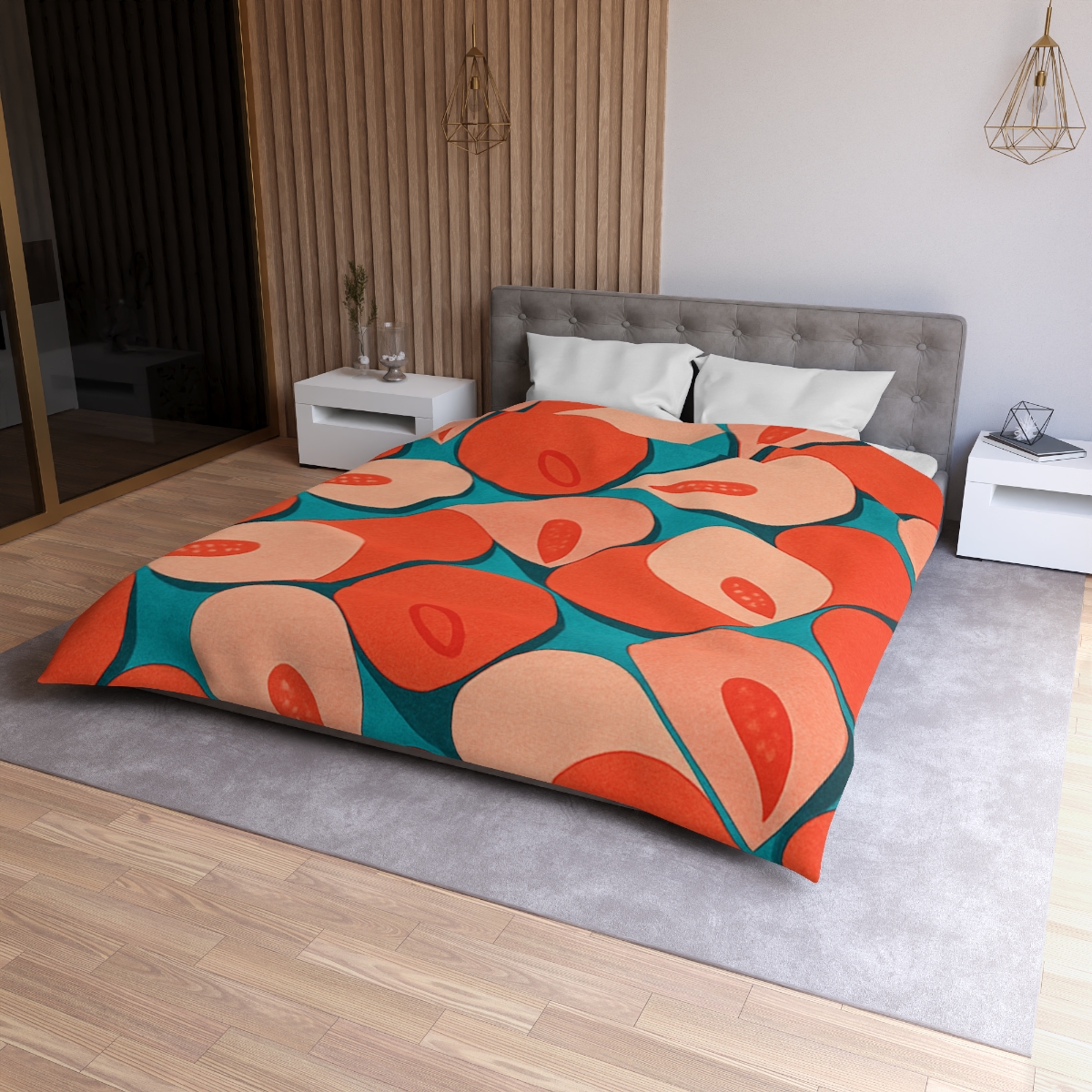 Petal Mosaic Circuit personalized bedding duvets