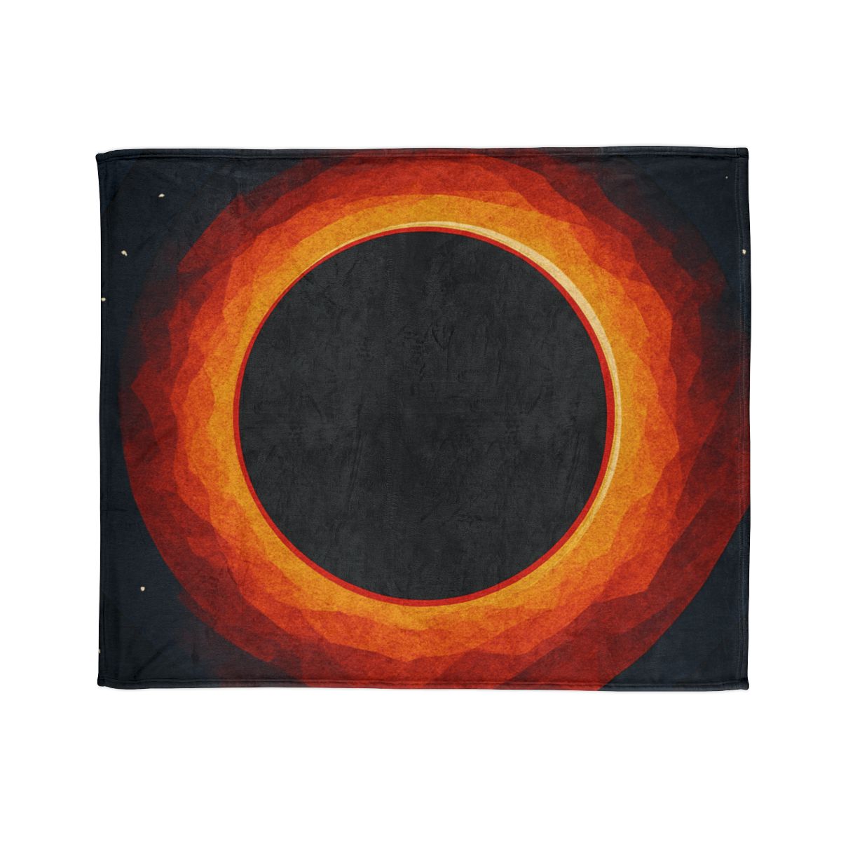 Event Horizon Paper Cut Silhouette stylish throw blankets