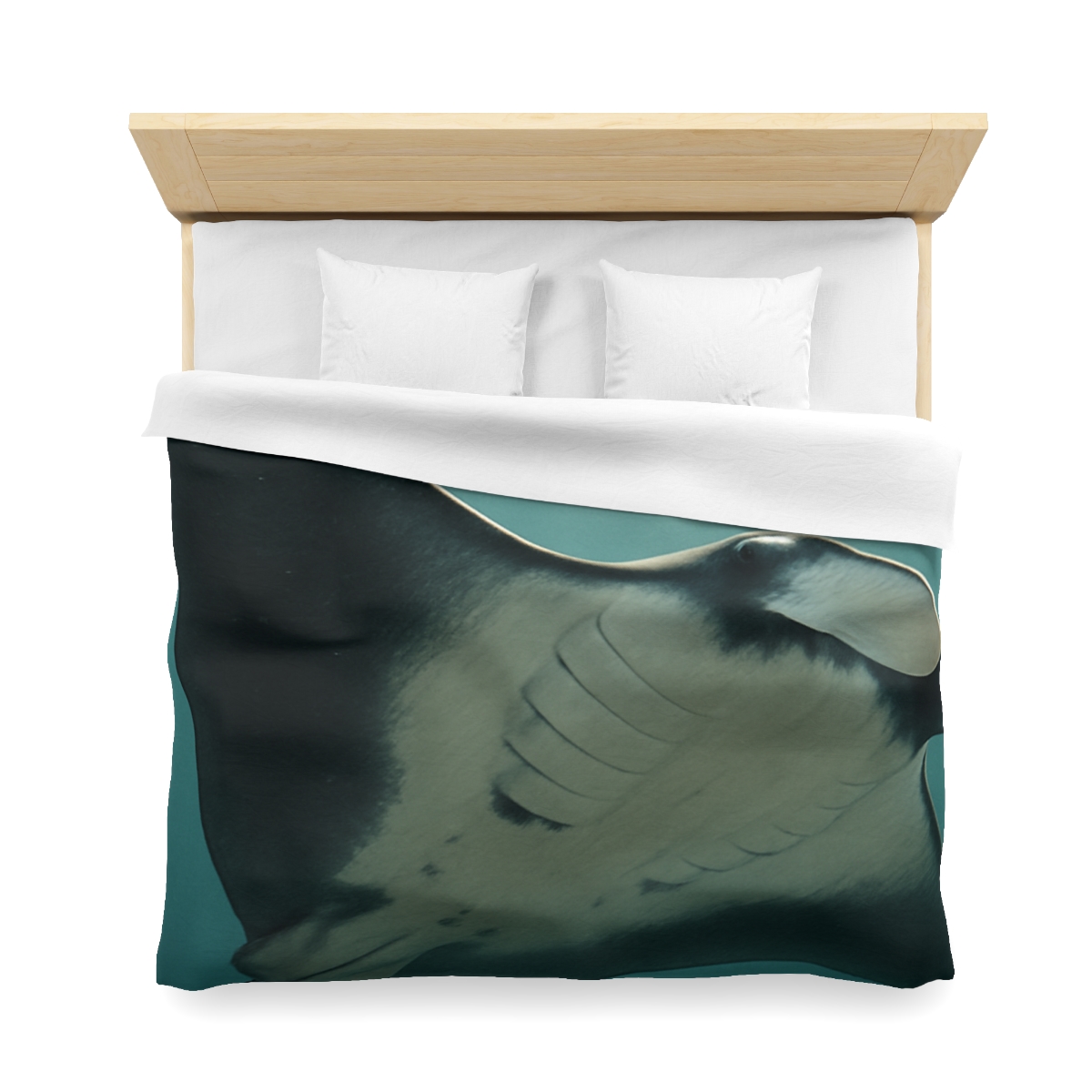 Silent Glide Giant Manta Ray custom duvets