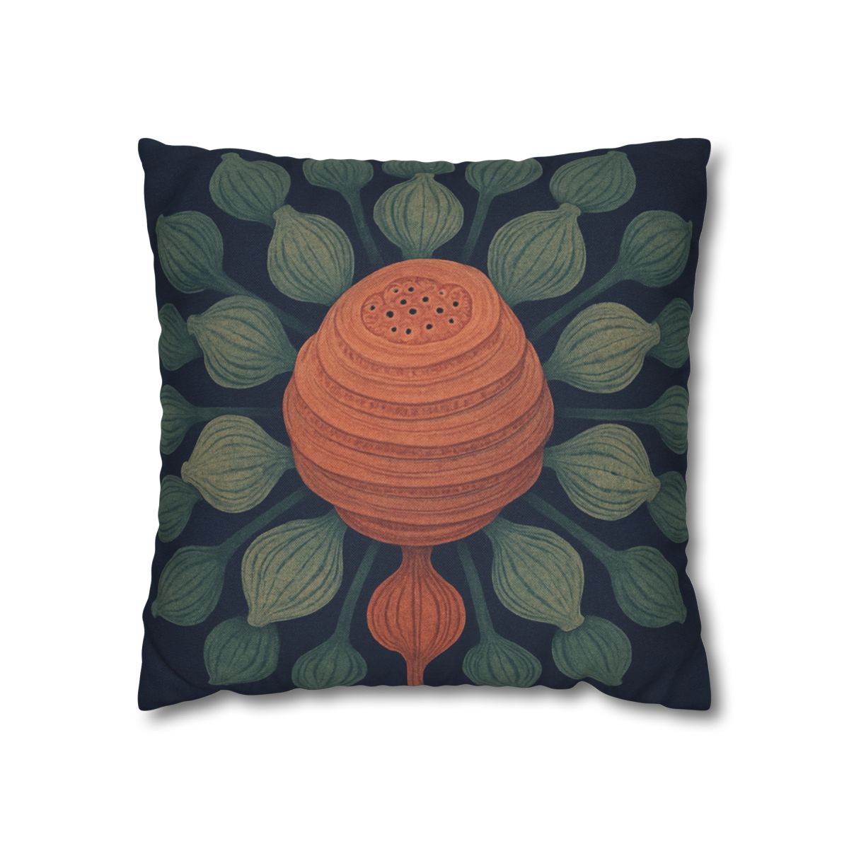 Spiral Seed Pod Halo trendy patterned pillow cases