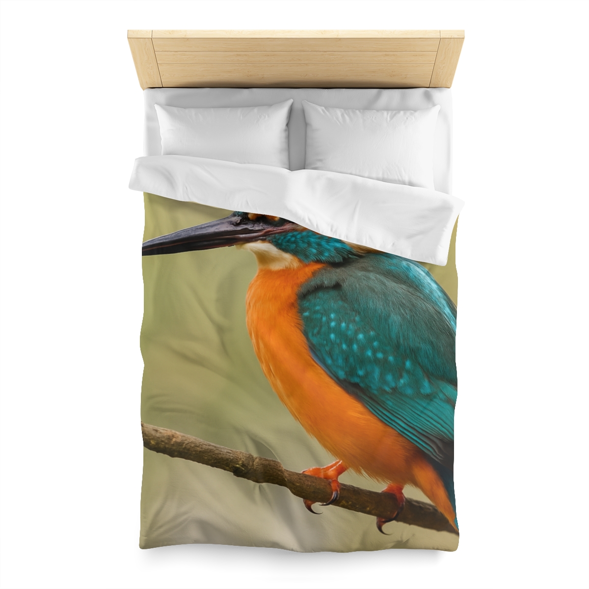 Emerald Flash Kingfisher warm winter duvets