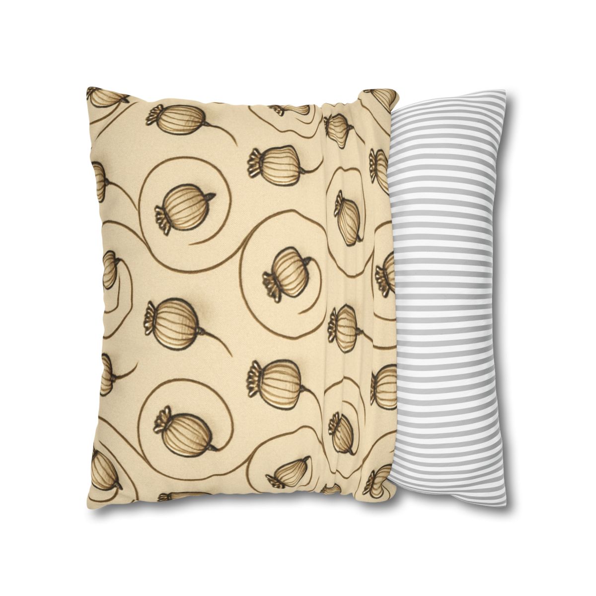 Seed Pod Spiral Ledger personalized pillow covers