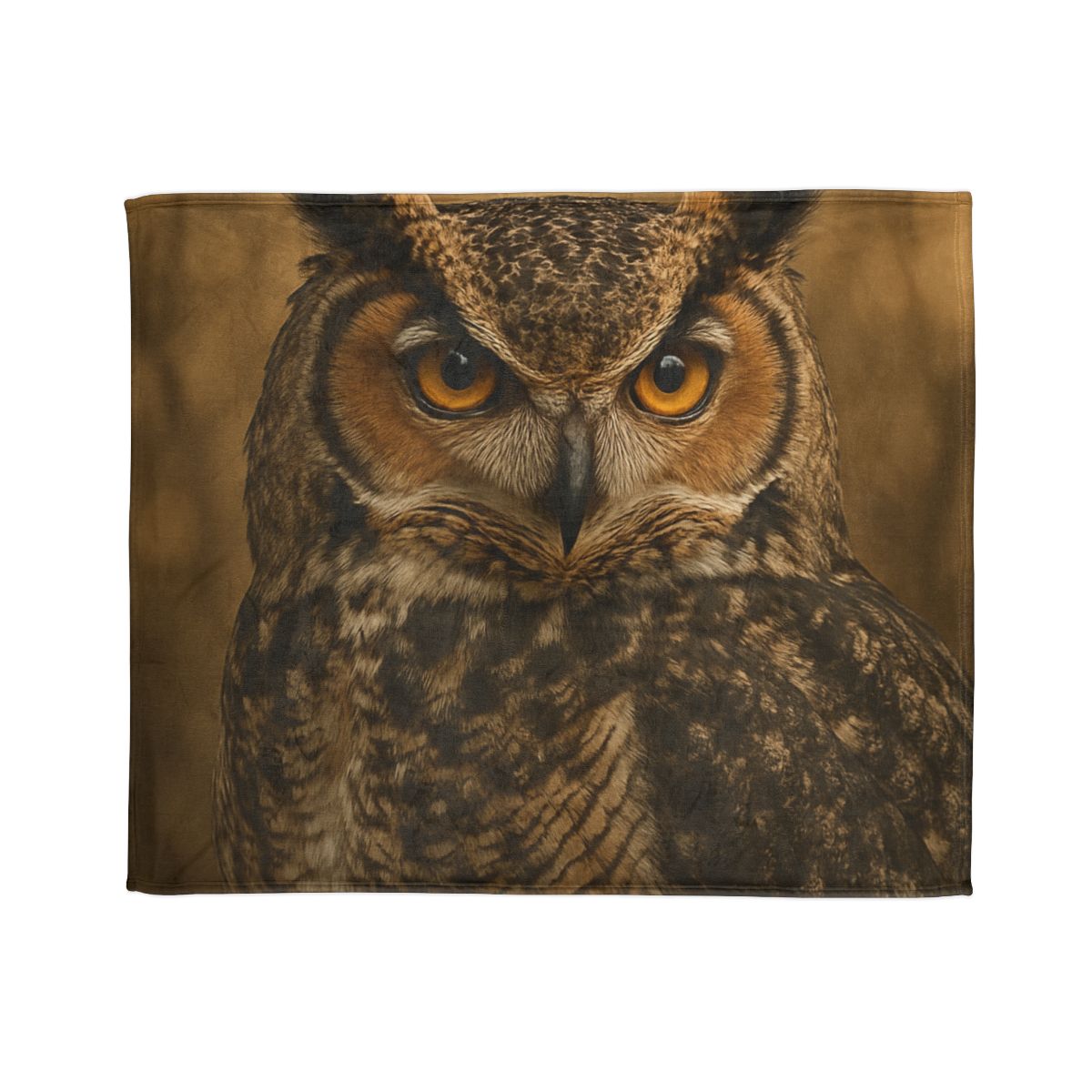 Amber Vigil Great Horned Owl warm winter blankets
